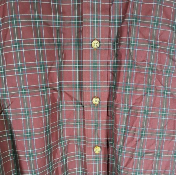 Brooks brothers Mens plaid shirt L - Picture 3 of 7